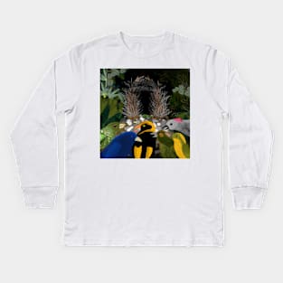 Bowerbirds Square Book Front Cover No text Kids Long Sleeve T-Shirt